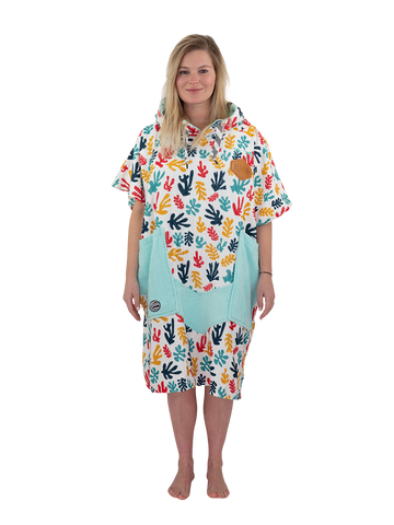 All-In Changing Poncho Women Algues