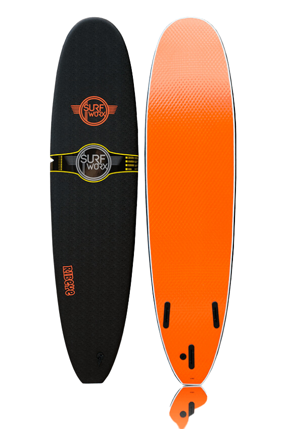 Surfworx Ribeye Mini Mal 8"0' with free fins and a leash