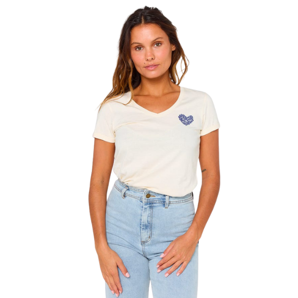 Rip Curl Heart V Neck Tee