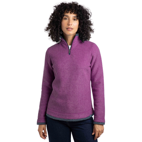 Weird Fish Beye 1/4 Zip Fleece