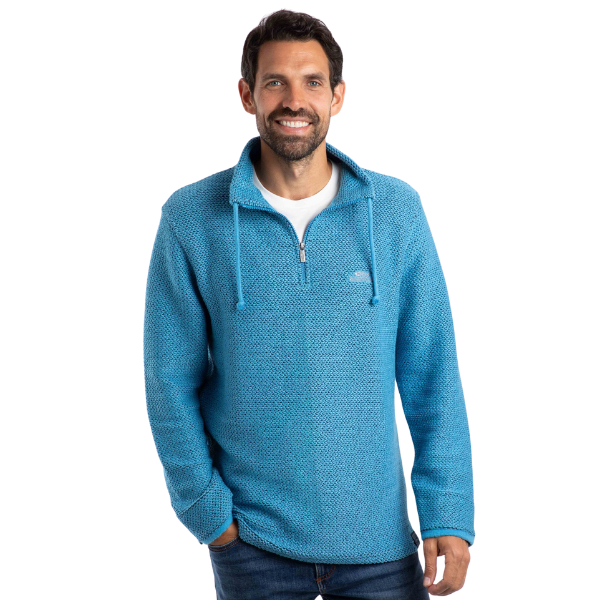 Weird Fish Cruiser 1/4 Zip Macaroni