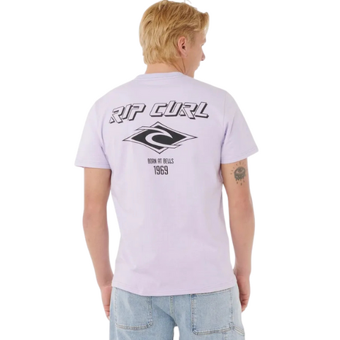 Rip Curl Fade Out Icon Tee Purple