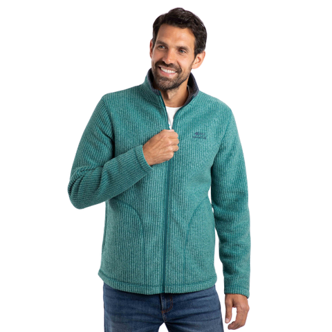 Weird Fish Shires Eco Full Zip Grid Fleece
