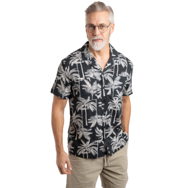 Werid Fish Holborn Viscose Printed Short Sleeve Shirt