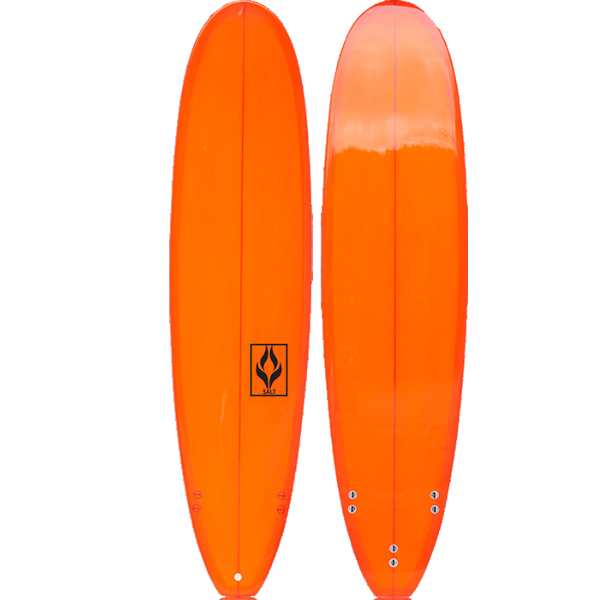 Cortez Salt Premier Surfboard 9ft 1 FCS - Orange Resin Tint