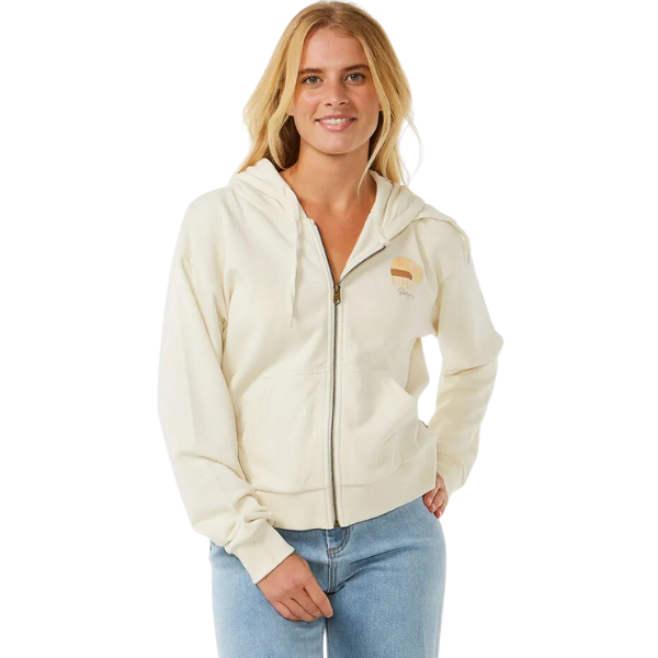 Rip Curl Line Up Relaxed Zip Hooded Fleece