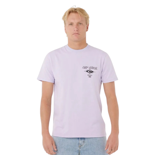 Rip Curl Fade Out Icon Tee Purple