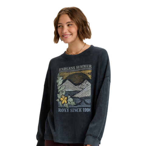Roxy Eastside Midweight - Crew Neck Top