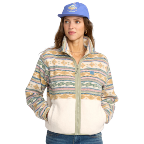 Billabong Rock Jetty Mock Neck Zip Fleece
