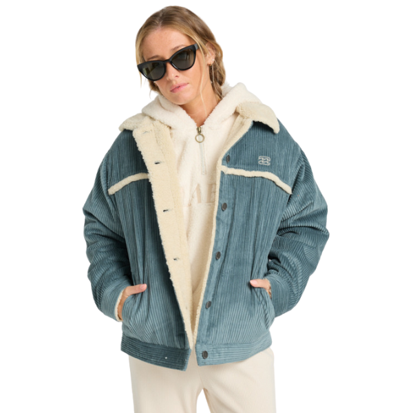 Billabong  Cord In Love Trucker Jacket