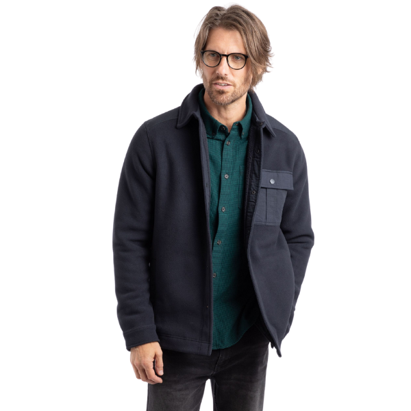 Weird Fish Boyd Plain Polar Fleece Shirt