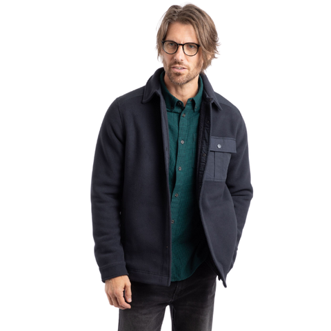 Weird Fish Boyd Plain Polar Fleece Shirt