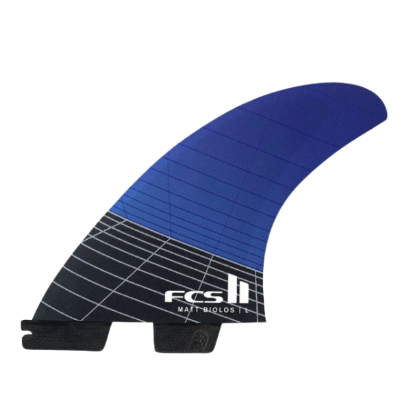 FCS II MB PC Carbon Large Blue  Tri Retail Fins