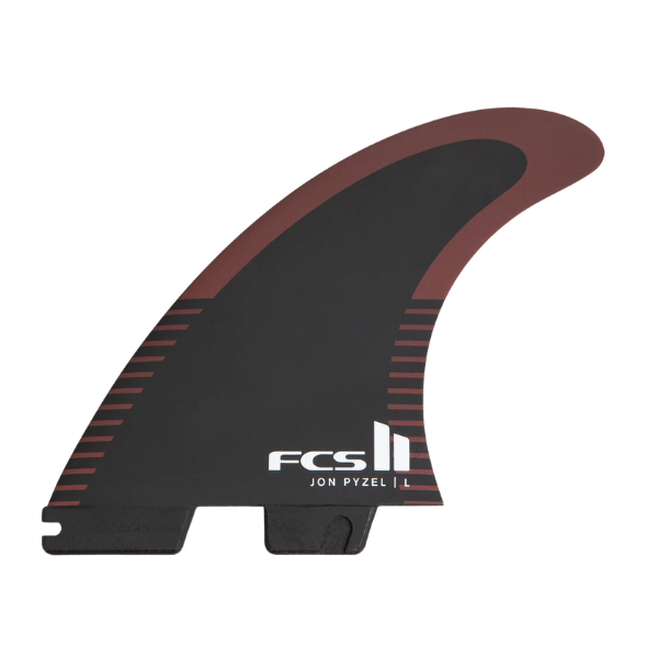 FCS II Pyzel PC Aircore Large Black/Shiraz Tri Retail Fins