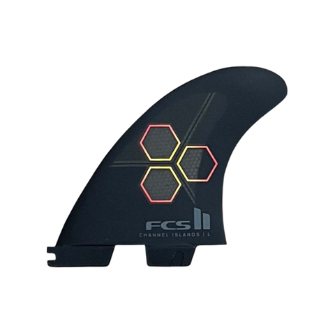 FCS II CI PC Large Black/Flame Tri Retail Fins