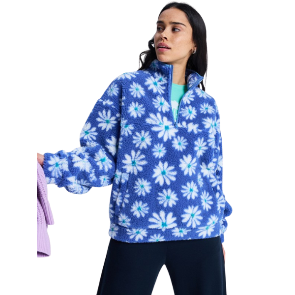 Roxy Jive Talking Bonded  Half-Zip Polar Fleece