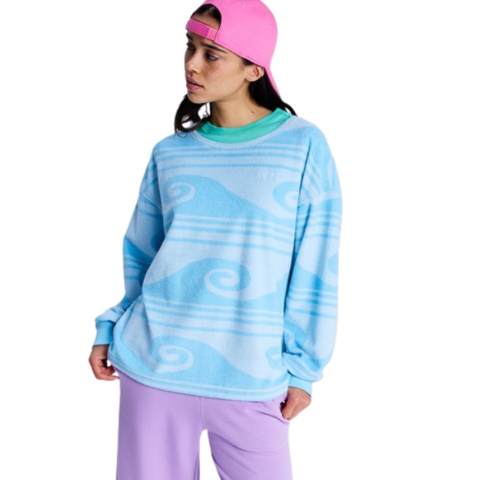 Roxy Make It Sunny Oversized Crew