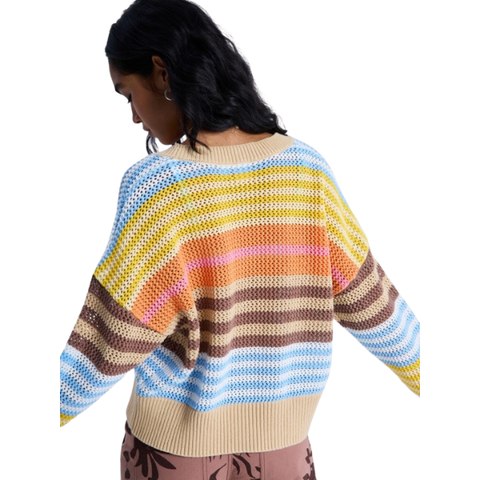 Roxy Cosmic Coast Stripe Cardigan