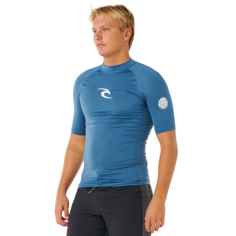 Rip Curl Waves UPF Performance Short Sleeve Rash Vest