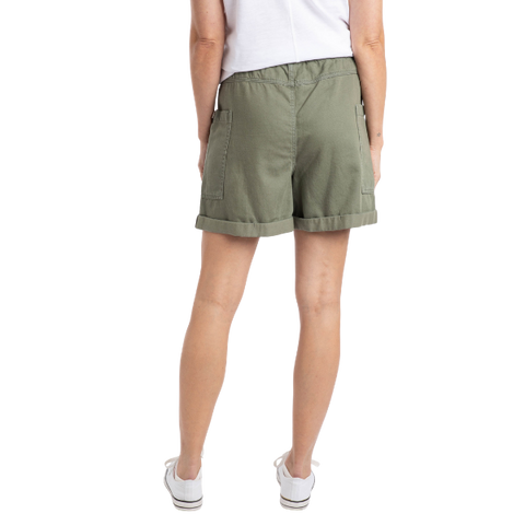 Weird Fish Cynthia Cotton Twill Shorts