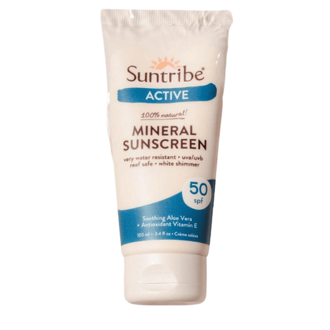 Suntribe Organic Mineral Sunscreen Active SPF 50