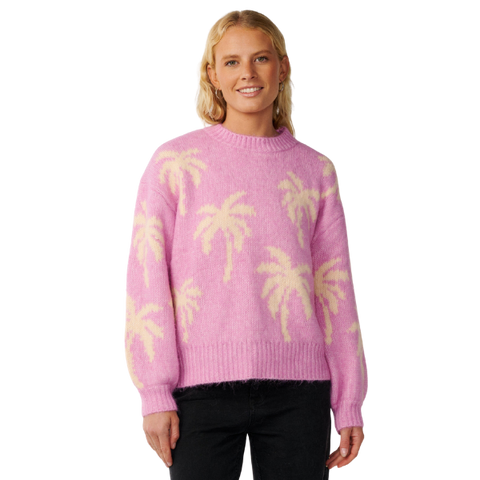 Rip Curl Retro Swell Palm Jacquard Knit