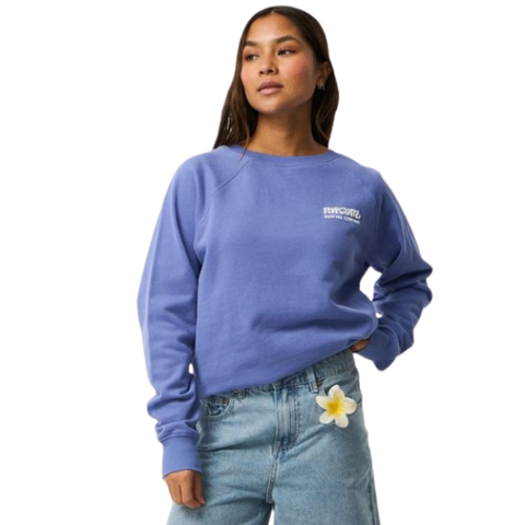 Rip Curl Surf Puff Raglan Relaxed Crew