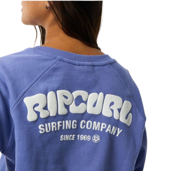 Rip Curl Surf Puff Raglan Relaxed Crew