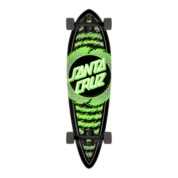 Santa Cruz Longboard Complete Flame Pintail Multi