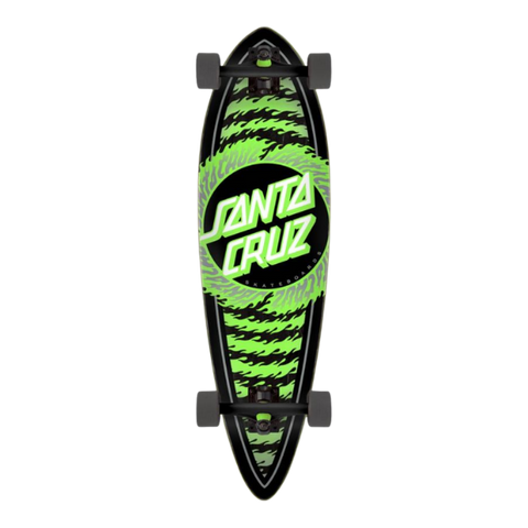 Santa Cruz Longboard Complete Flame Pintail Multi