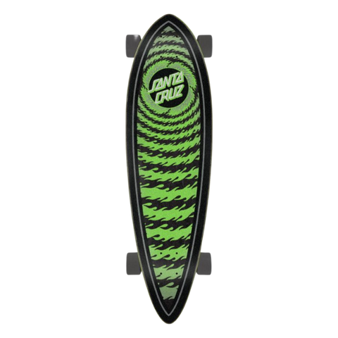 Santa Cruz Longboard Complete Flame Pintail Multi
