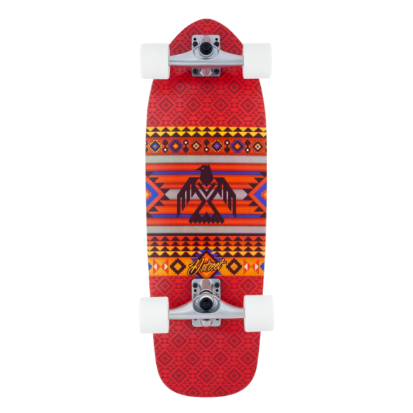 D Street Ocean Pintail Red Surfskate 29 Inches
