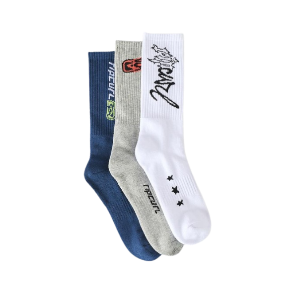 Rip Curl Retro Crew Sock 3 Pack