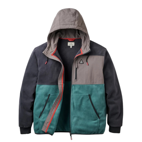 Passenger Woodland Full Zip Hooded Recycled Polar Fleece