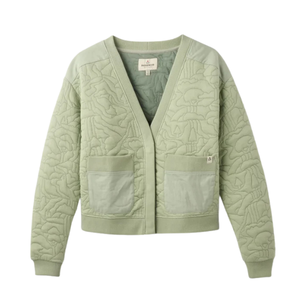Passenger Women's Seagrass Quilted Cardigan
