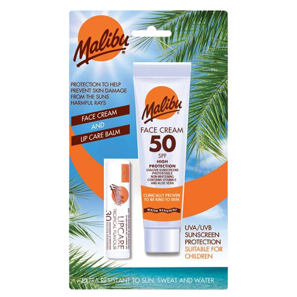 Malibu Face Cream and Lip Balm