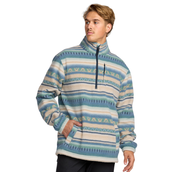 Billabong Boundary - Half Zip Mock Neck Fleece
