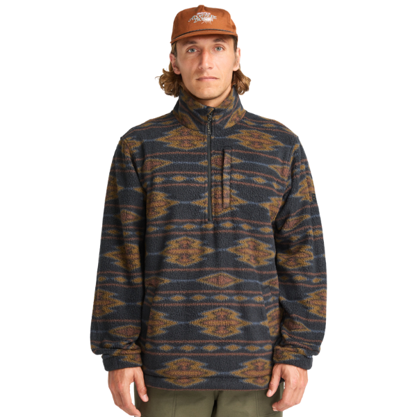 Billabong Boundary - Half Zip Mock Neck Fleece