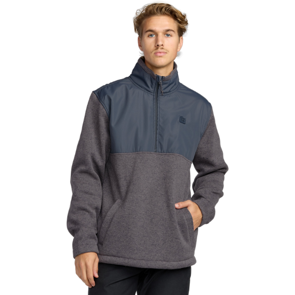 Billabong  Boundary Blocked - Half Zip Mock Neck Fleece