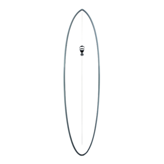 Mark Phipps One Bad Egg surfboard 7'6" FCS II - Grey Rail
