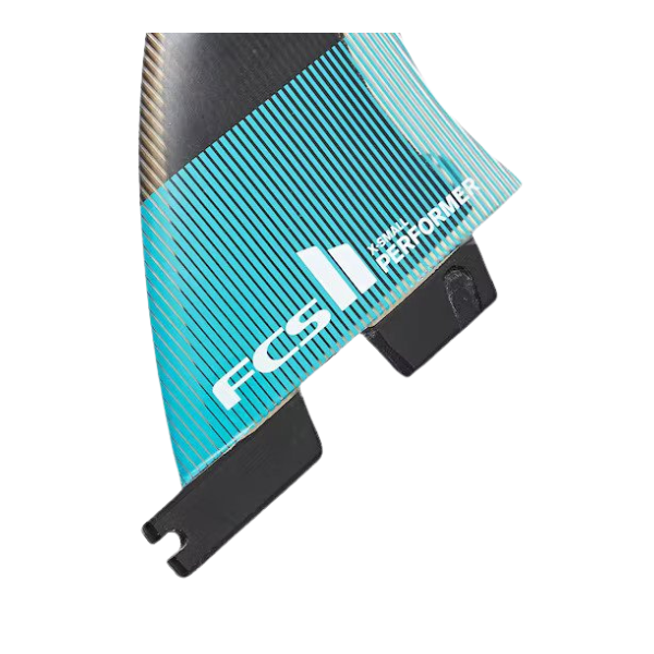FCS II Performer Performance Core Medium Teal/Black Tri Fins