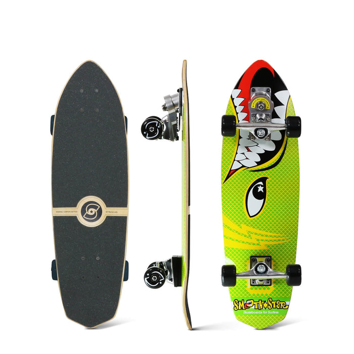SmoothStar 30″ Barracuda Surf Trainer Skateboard